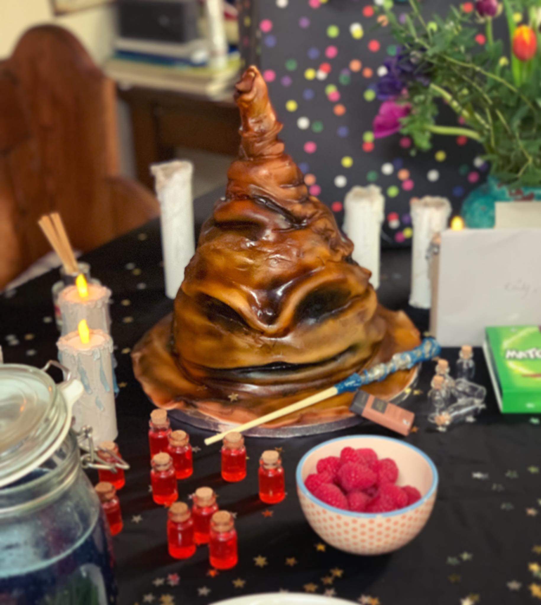 Sorting hat cake