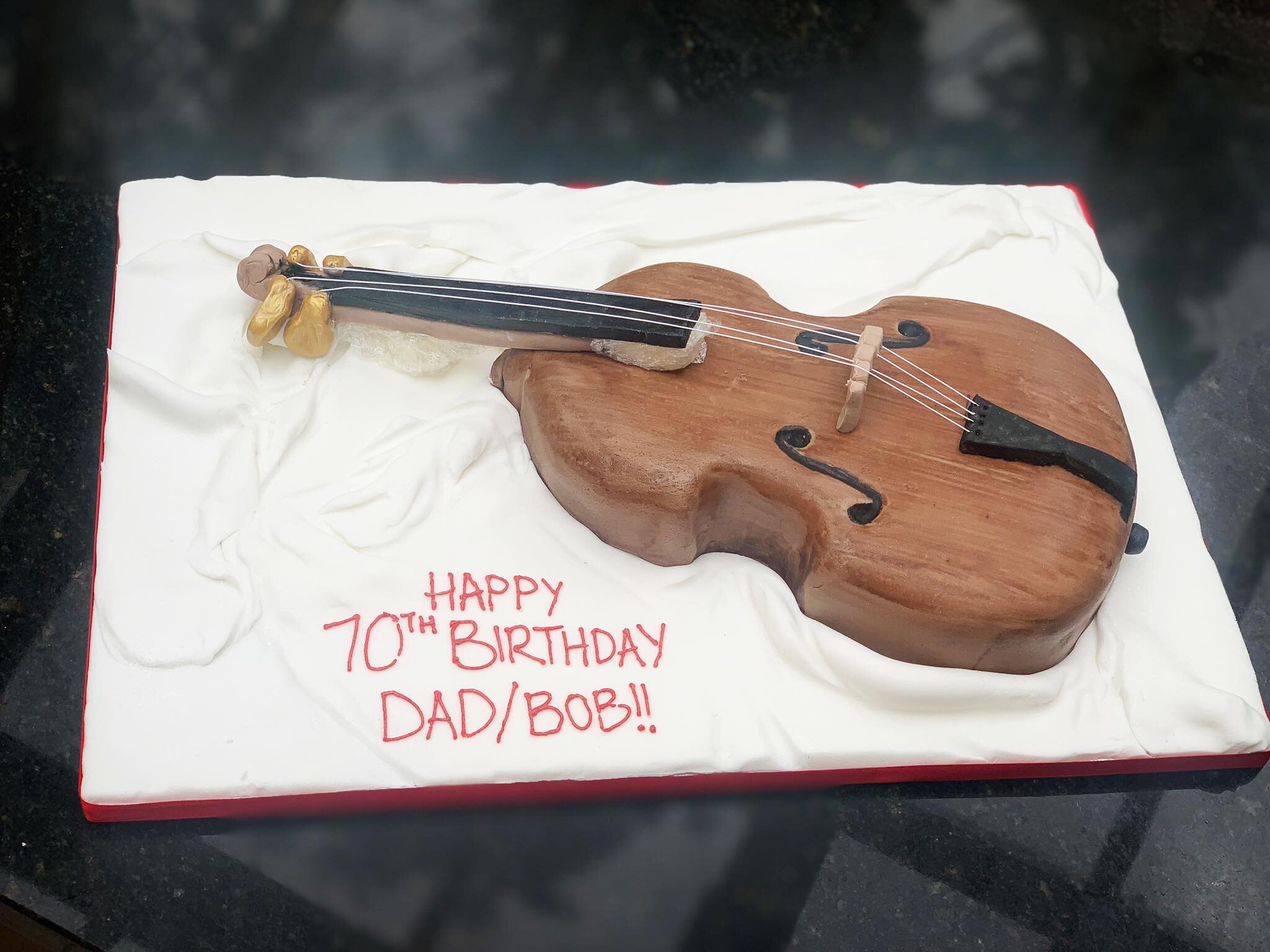 Double bass cake