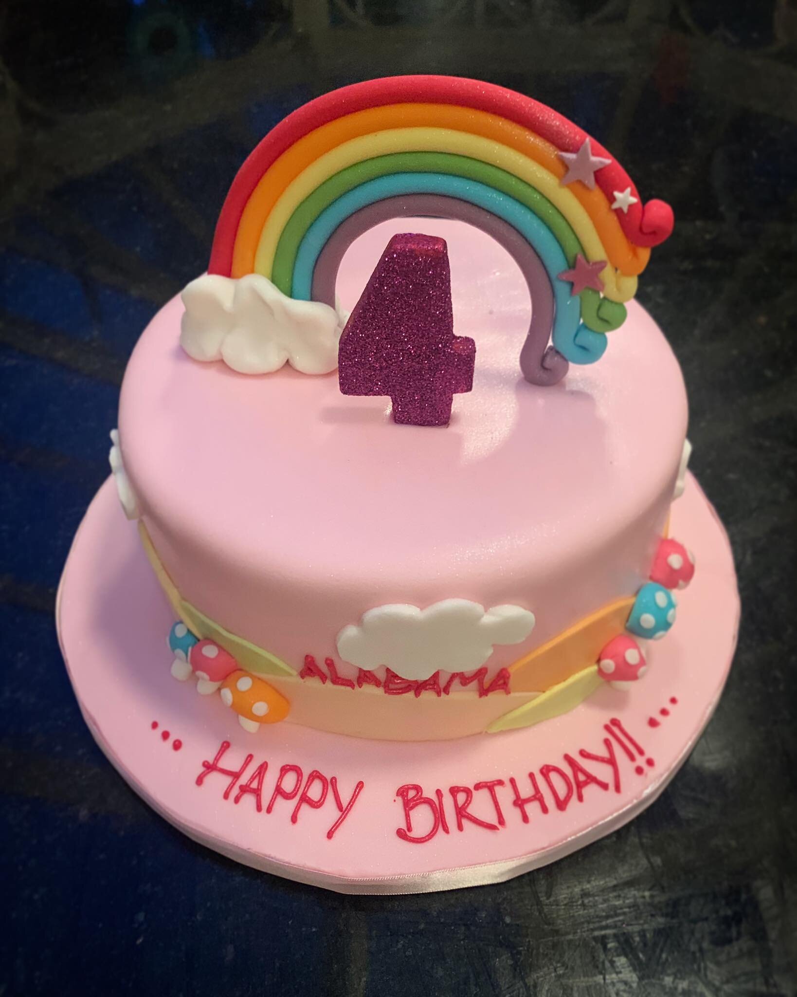 "true &amp; the rainbow kingdom" inspired cake