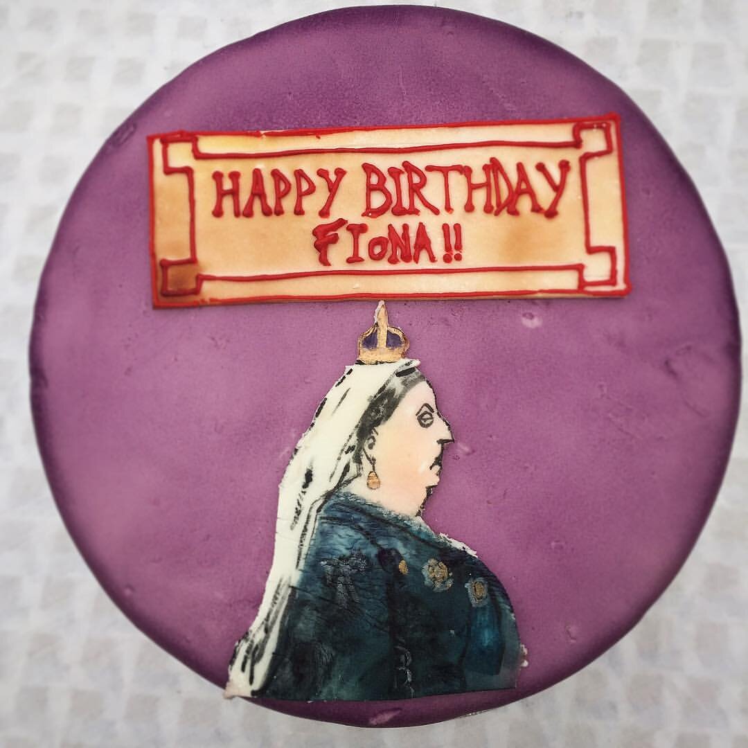 Horrible Histories Queen Victoria cake