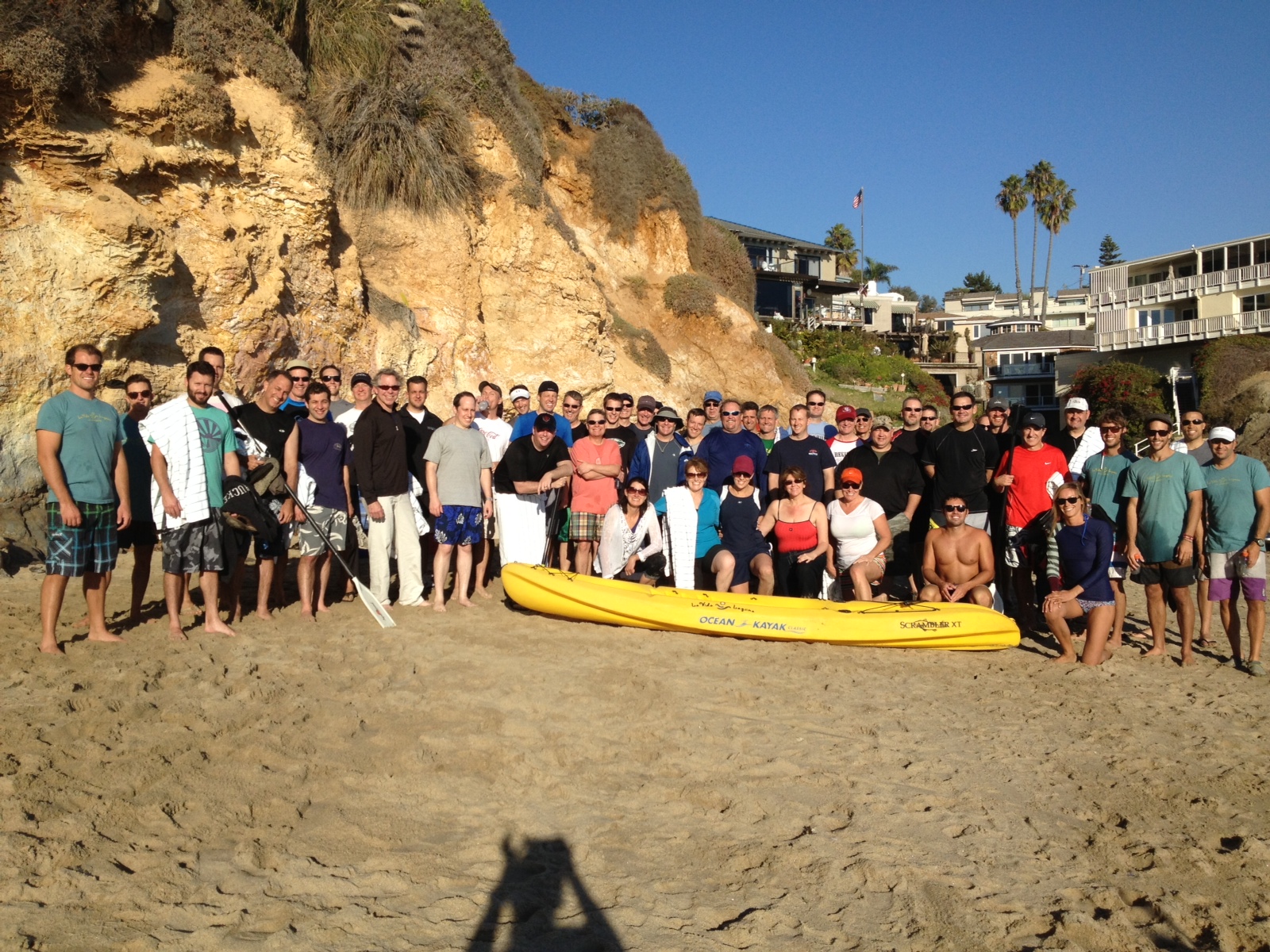 Kayaking Large Group Laguna Beach