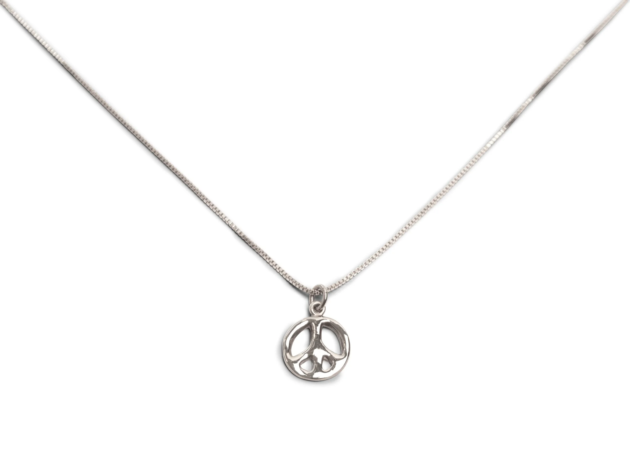 1969 PEACE SIGN NECKLACE — CHARLOTTE CAUWE STUDIO