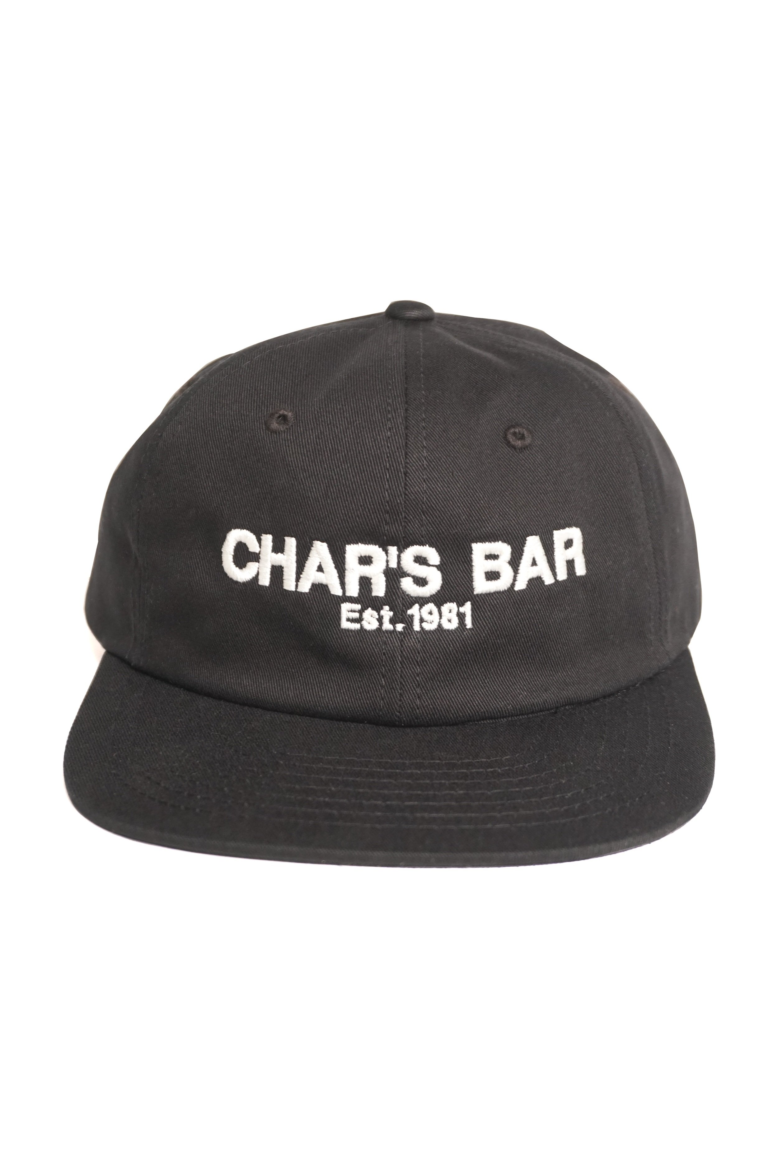 CHAR%27S+BAR+HAT+-+BLACK+W_+WHT+THREAD+-+WHITE+BKG.jpg
