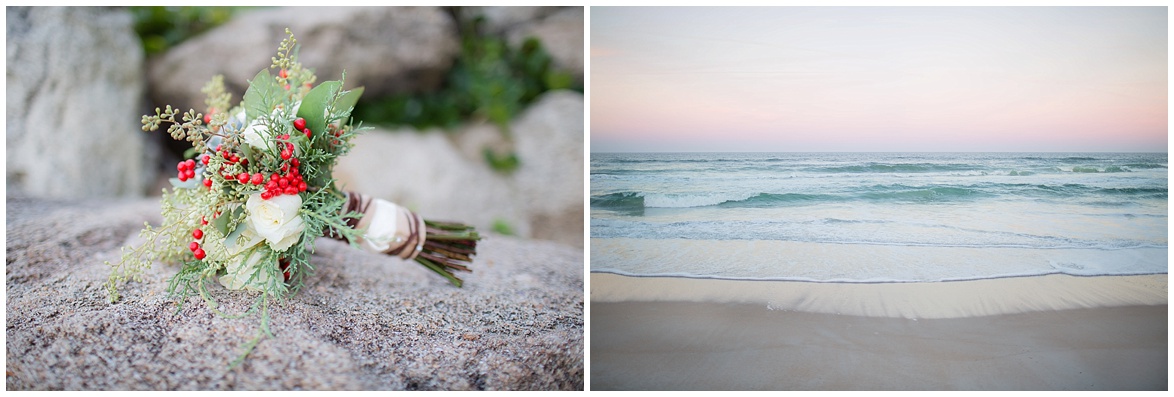 winter beach inspiration florals details flowers @psjphotography