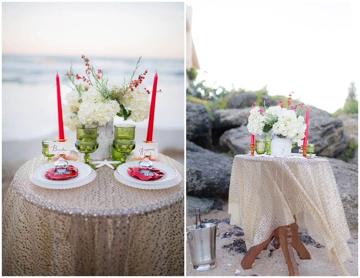 winter beach tablescape florals by details flowers @psjphotography