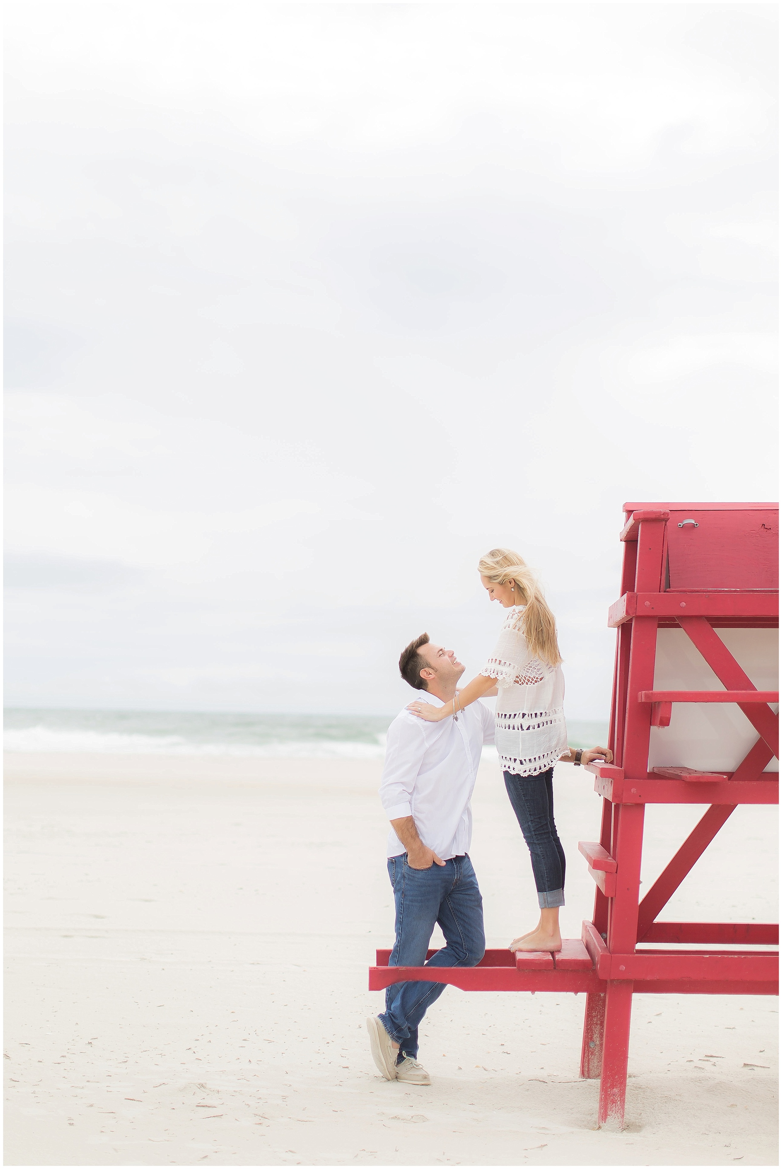 Romantic Beach Engagement Shoot  | PSJ Photography