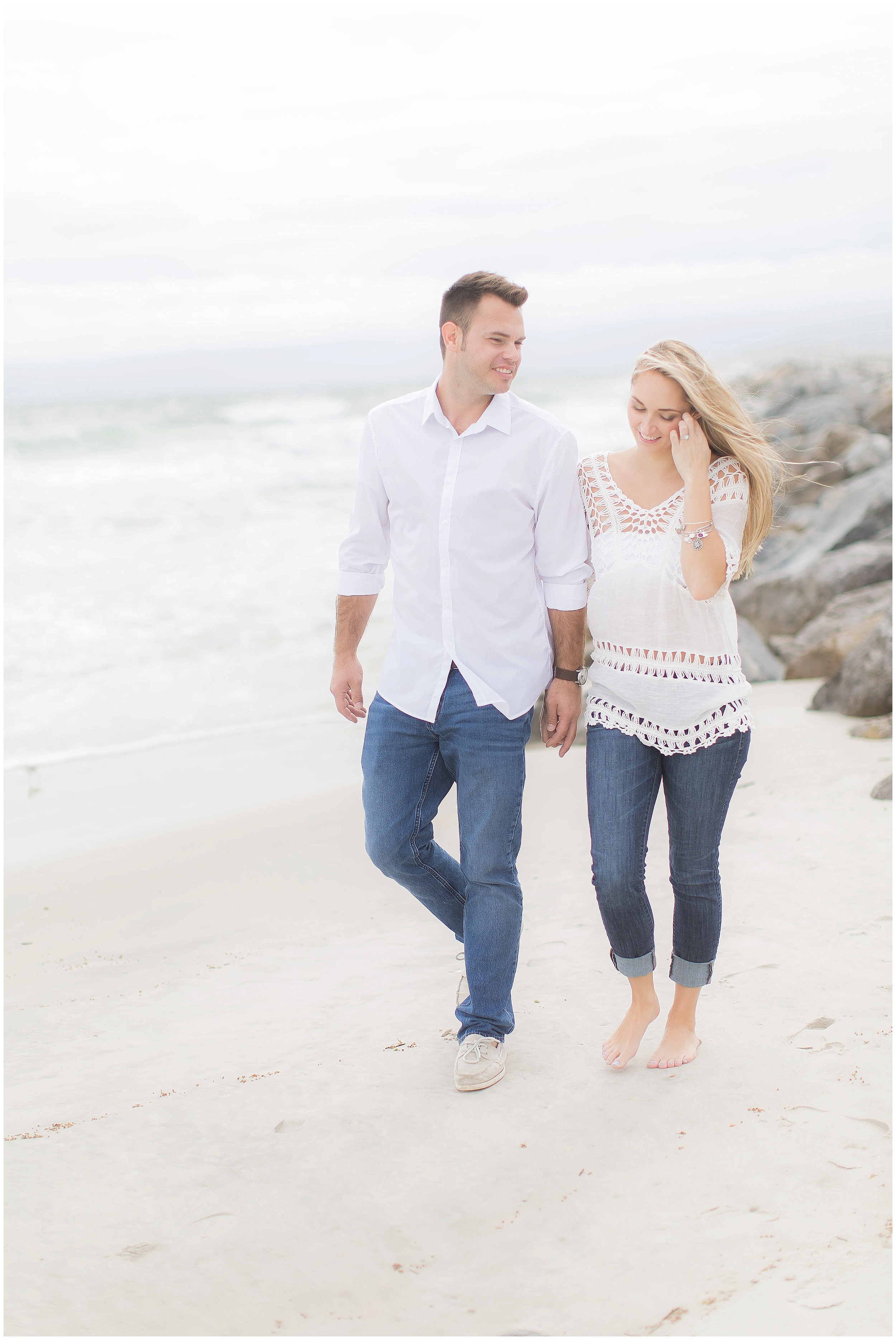 Romantic Beach Engagement Shoot  | PSJ Photography