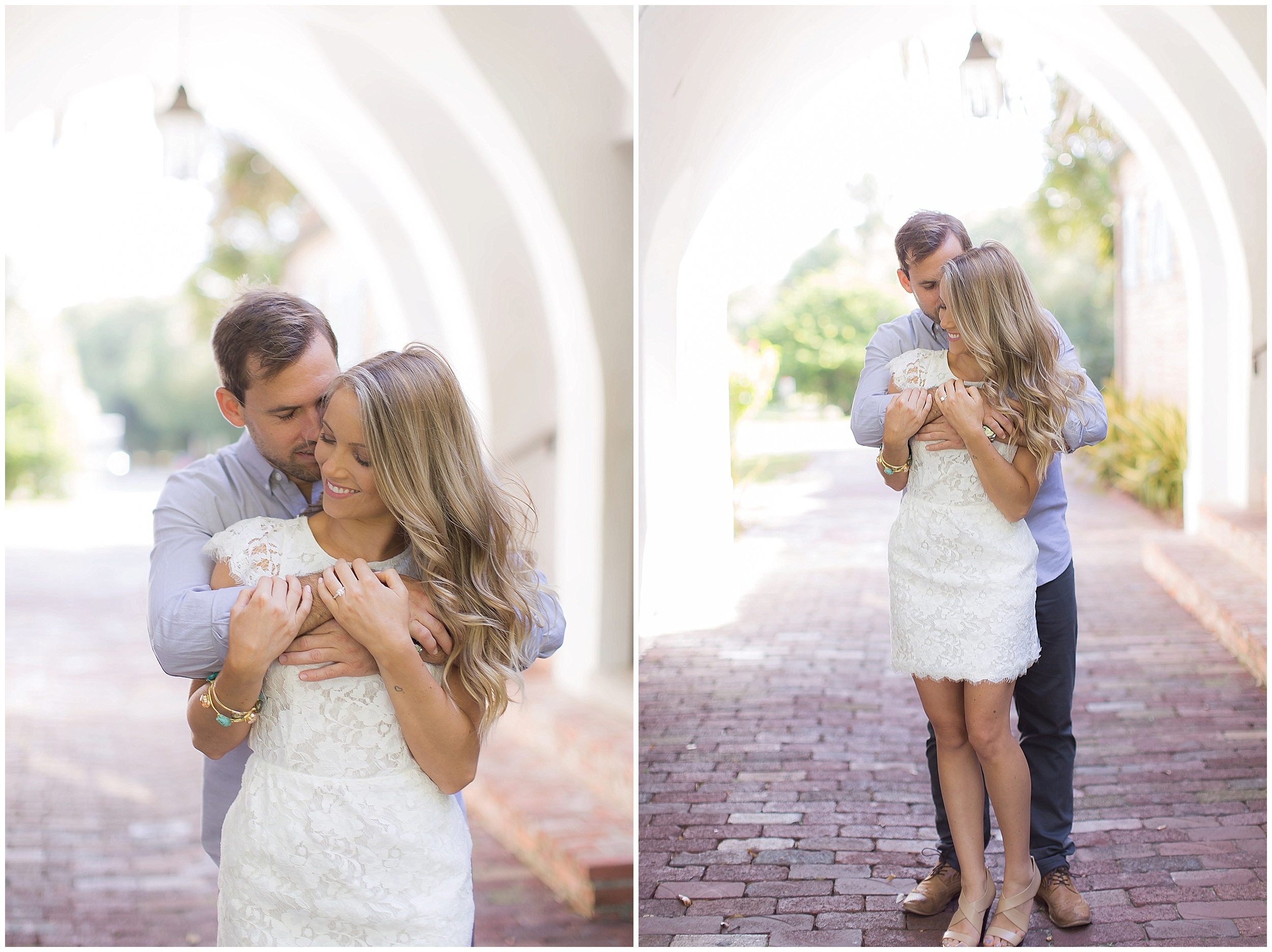 Bright Winter Park Engagement at Casa Feliz | PSJ Photography