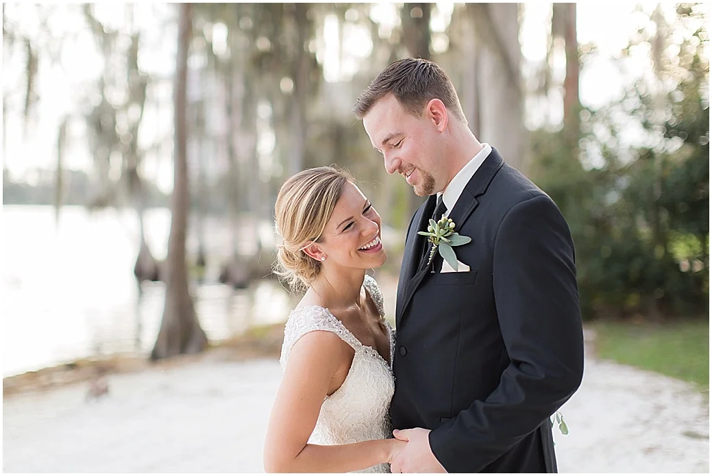 Paradise Cove Wedding | Orlando Florida | Winter Wedding | Grey and Blush | PSJ Photography