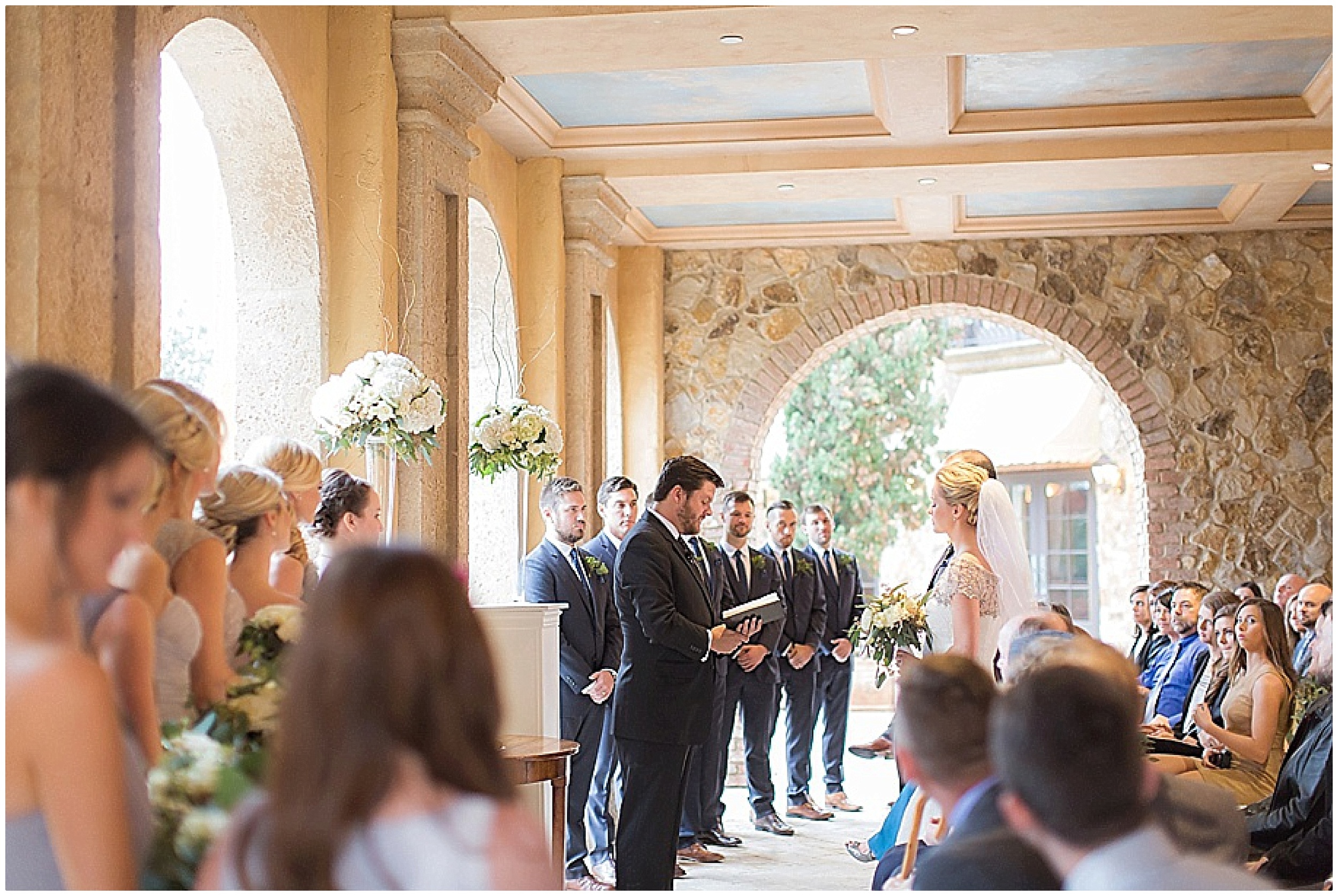 Wedding Ceremony at the Atrium in Bella Collina 