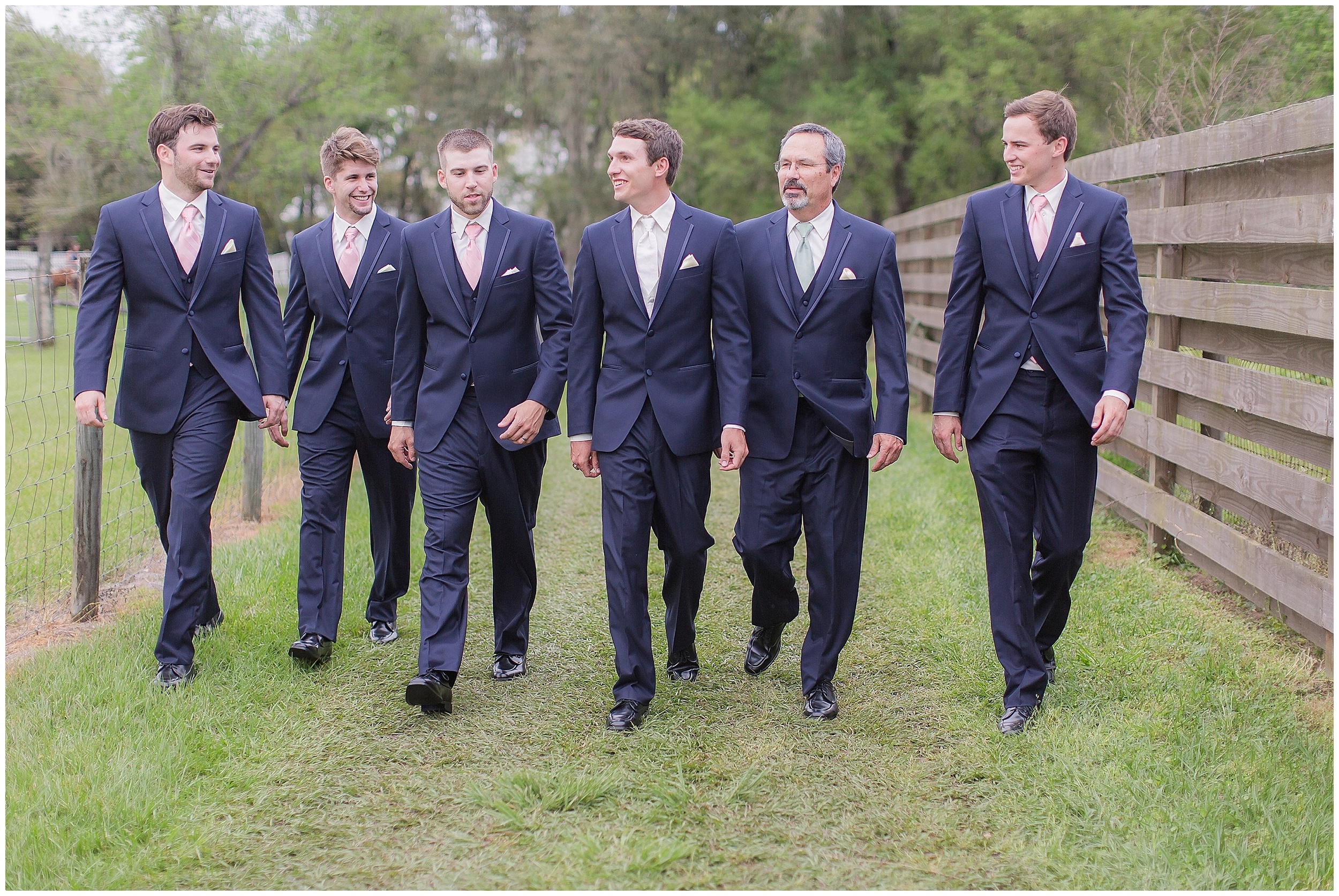 Just Married Groom with His Grooms Men