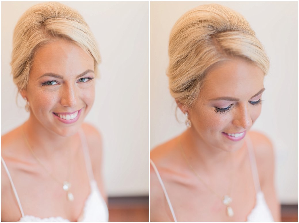 Elegant bridal portraits of gorgeous bride at Tiffany Blue, Summer Wedding