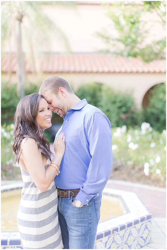 Rollins College Engagement in Winter Park Florida. PSJ Photography, DeLand, FL Wedding photographer.