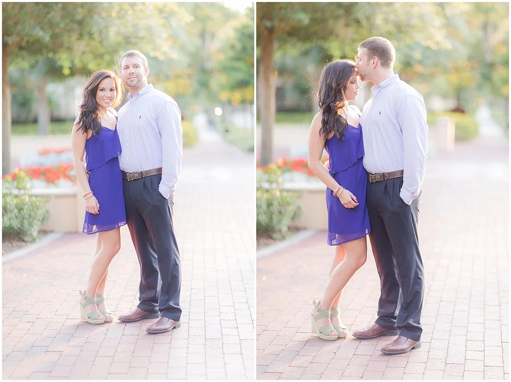 Rollins College Engagement in Winter Park Florida. PSJ Photography, DeLand, FL Wedding photographer.
