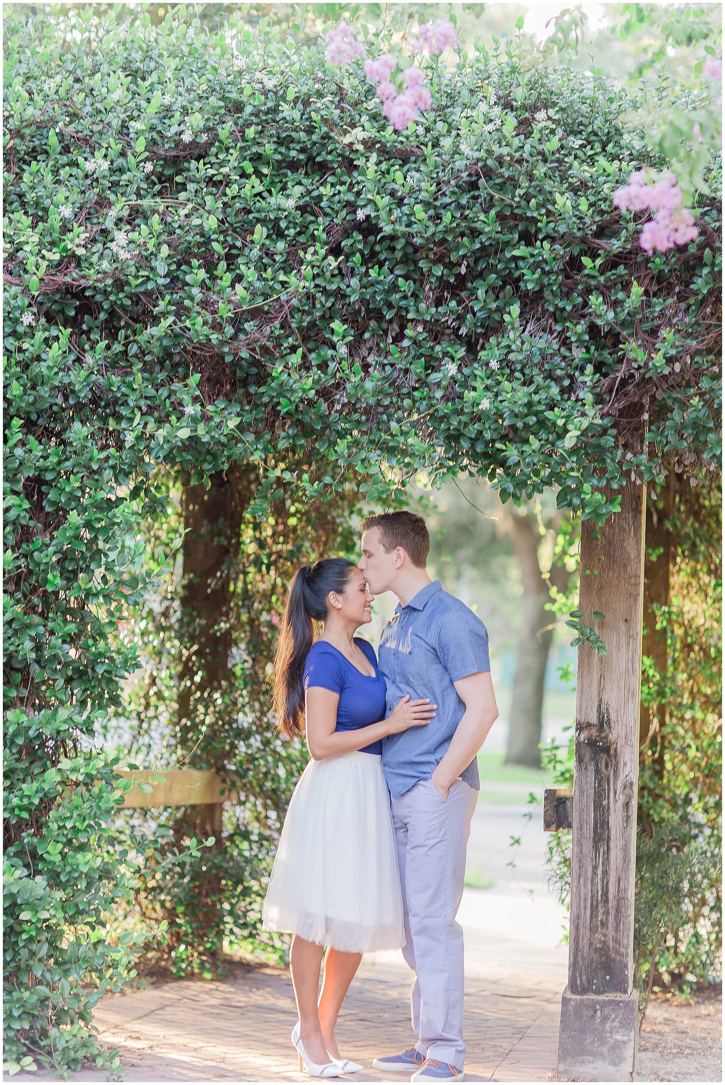 Confederate Jasmine Downtown DeLand Engagement Session