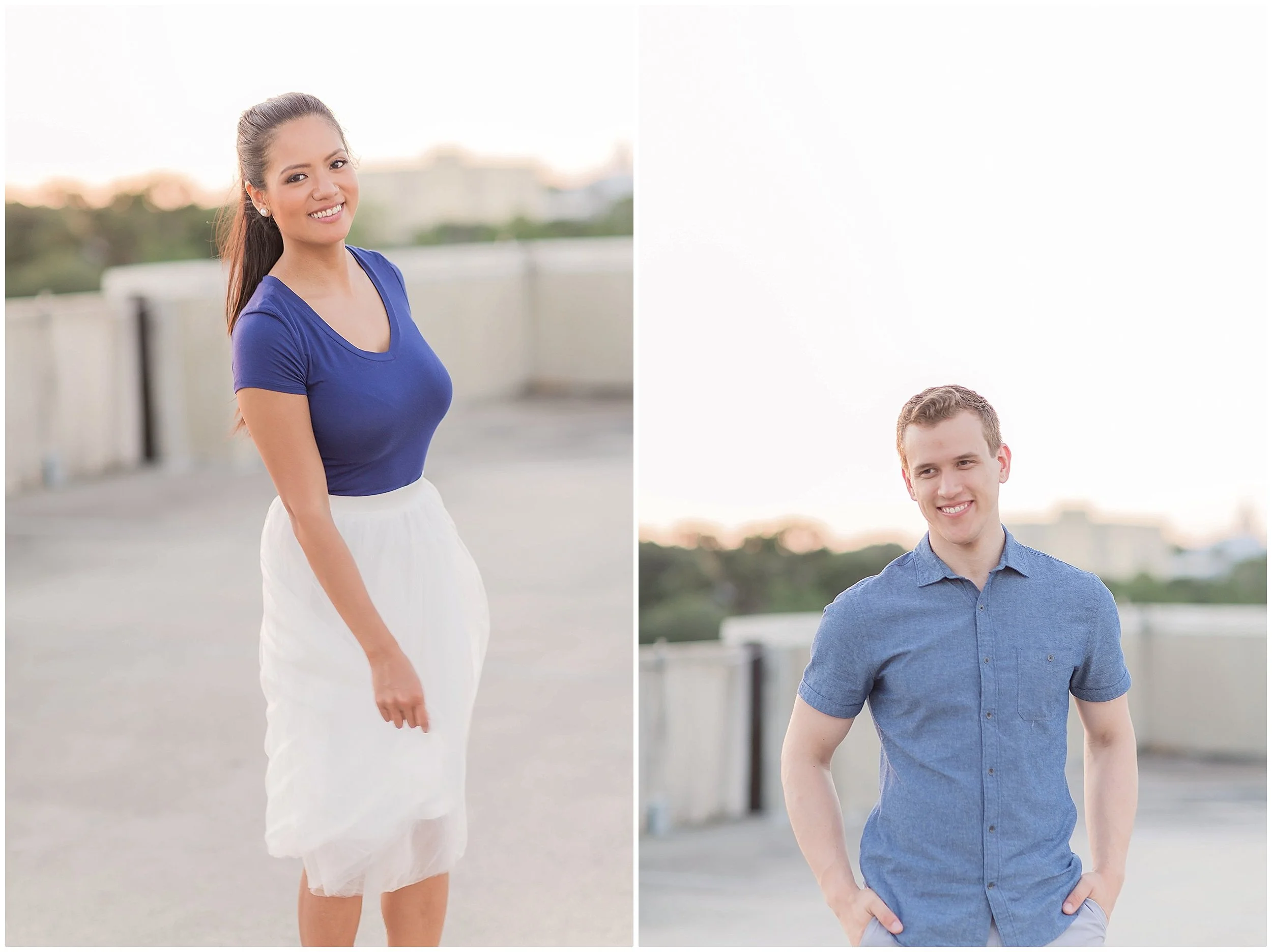Sunset Downtown DeLand Engagement Session