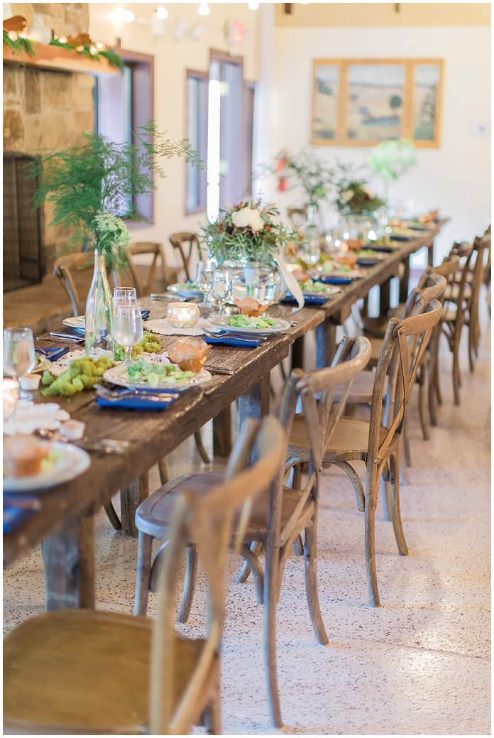 Earthy and Organic Head Table at the St Augustine Gun and Rod Club 