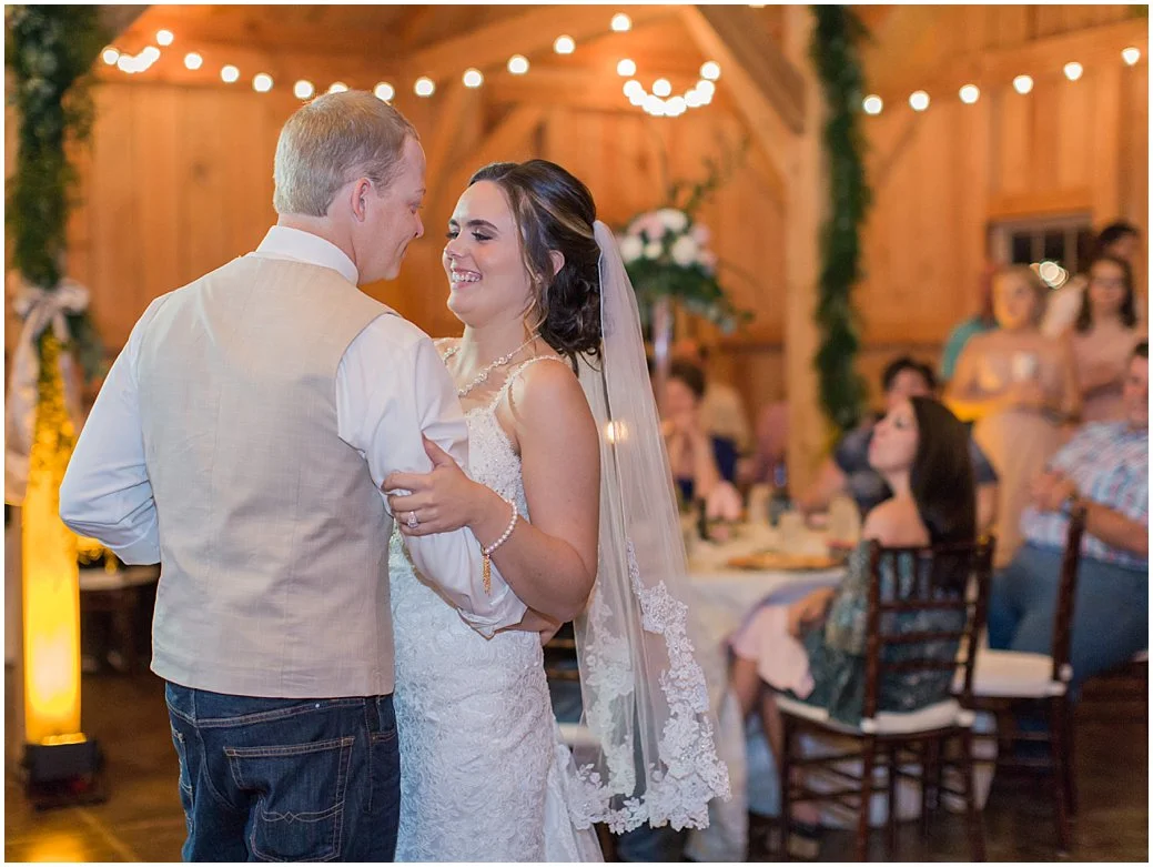Bridle Oaks First Dance Barn Chic Wedding