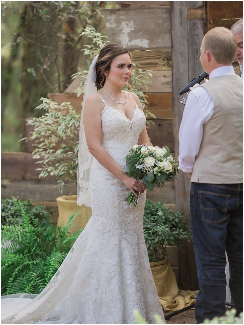 Bride and Groom Capture Moments at the Altar 