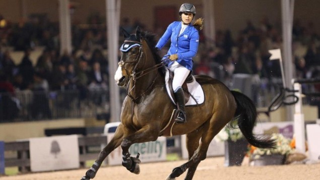 Danielle Goldstein in competition for Israel (photo credit: Courtesy Danielle Goldstein)