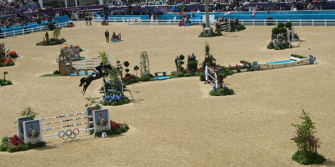 2012 Olympic Show jumping competition. (Photo: Ben Fitzgerald-O’Connor/ Wiki Commons