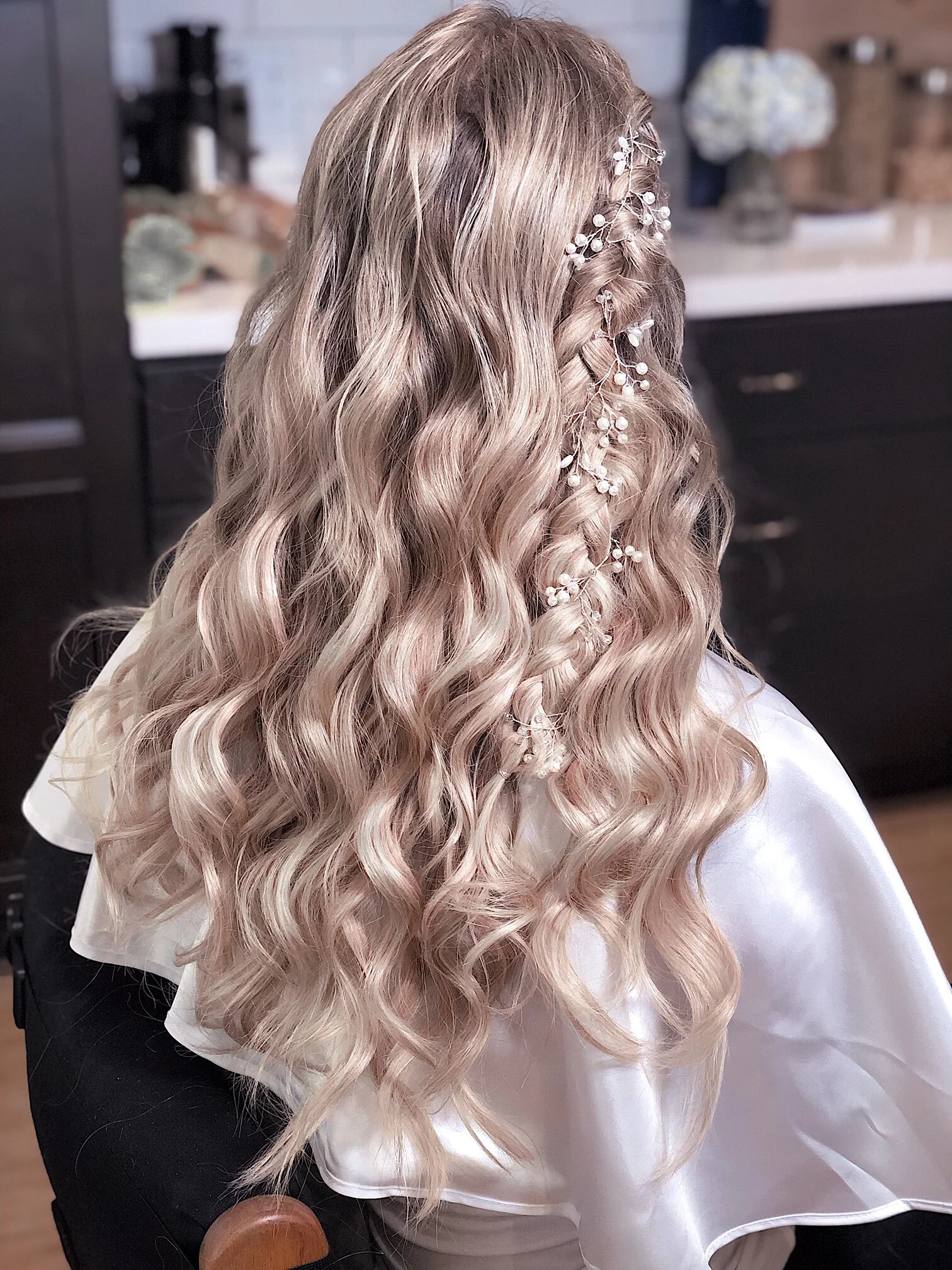  beauty by kelsea |  loose waves with a braid  