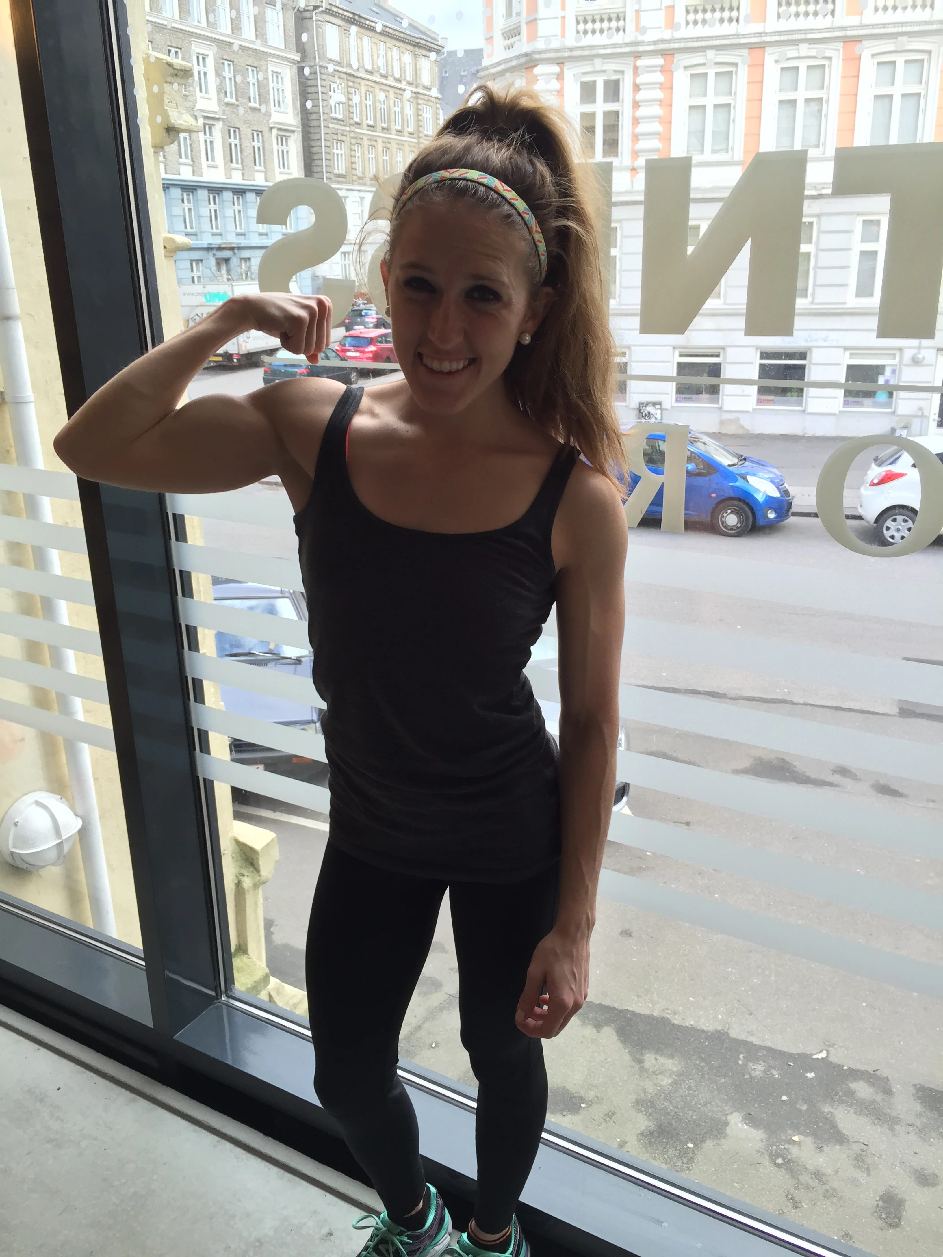Lifting session at Fitness World in Copenhagen!