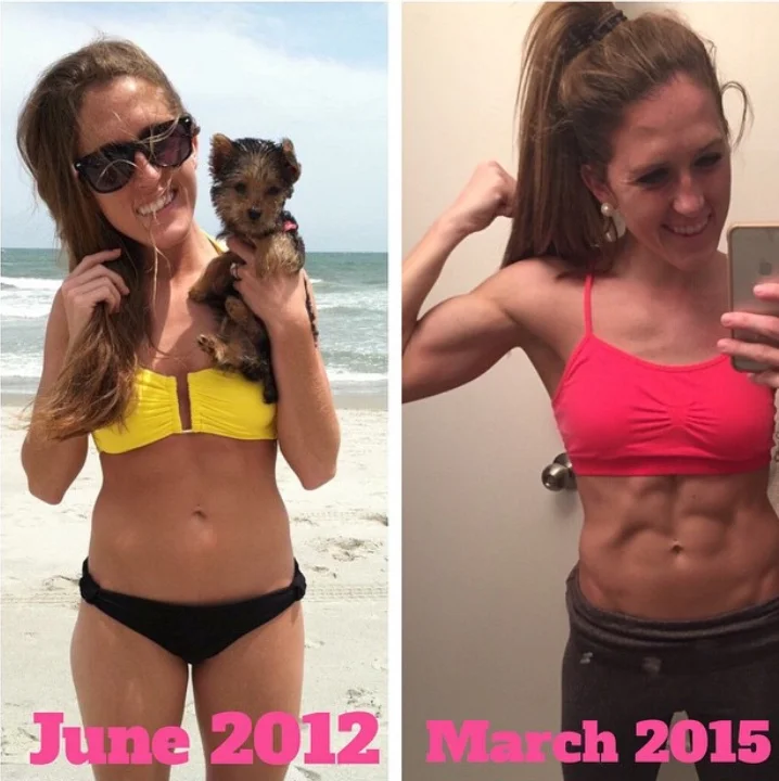 This is what I would call cutting. I was just eating whatever on the left (still living healthily) and then I dieted down for shows