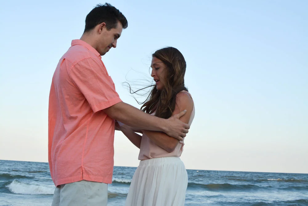 This is literally me reading the part of my vows breaking down about how he's been there for me during this awful season when I was so unlovable. I'm tearing up seeing this photo too. Sheesh.