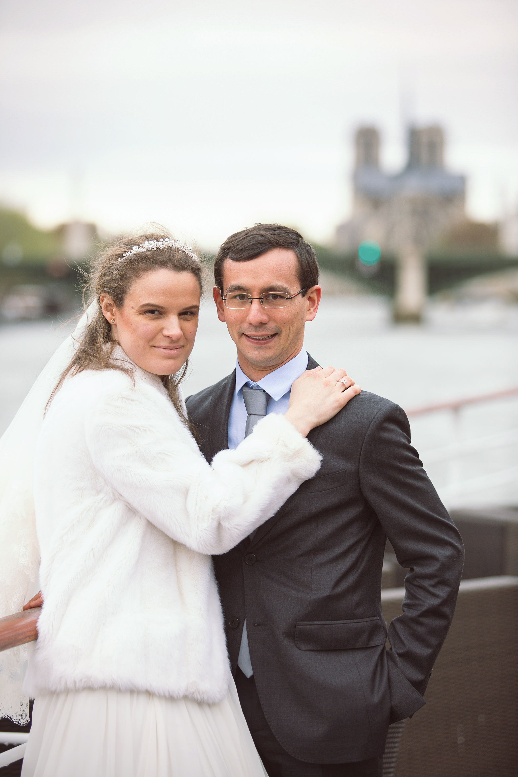 Mariage Celine&Jean-Baptiste Yacht de Paris Traiteur Lenôtre