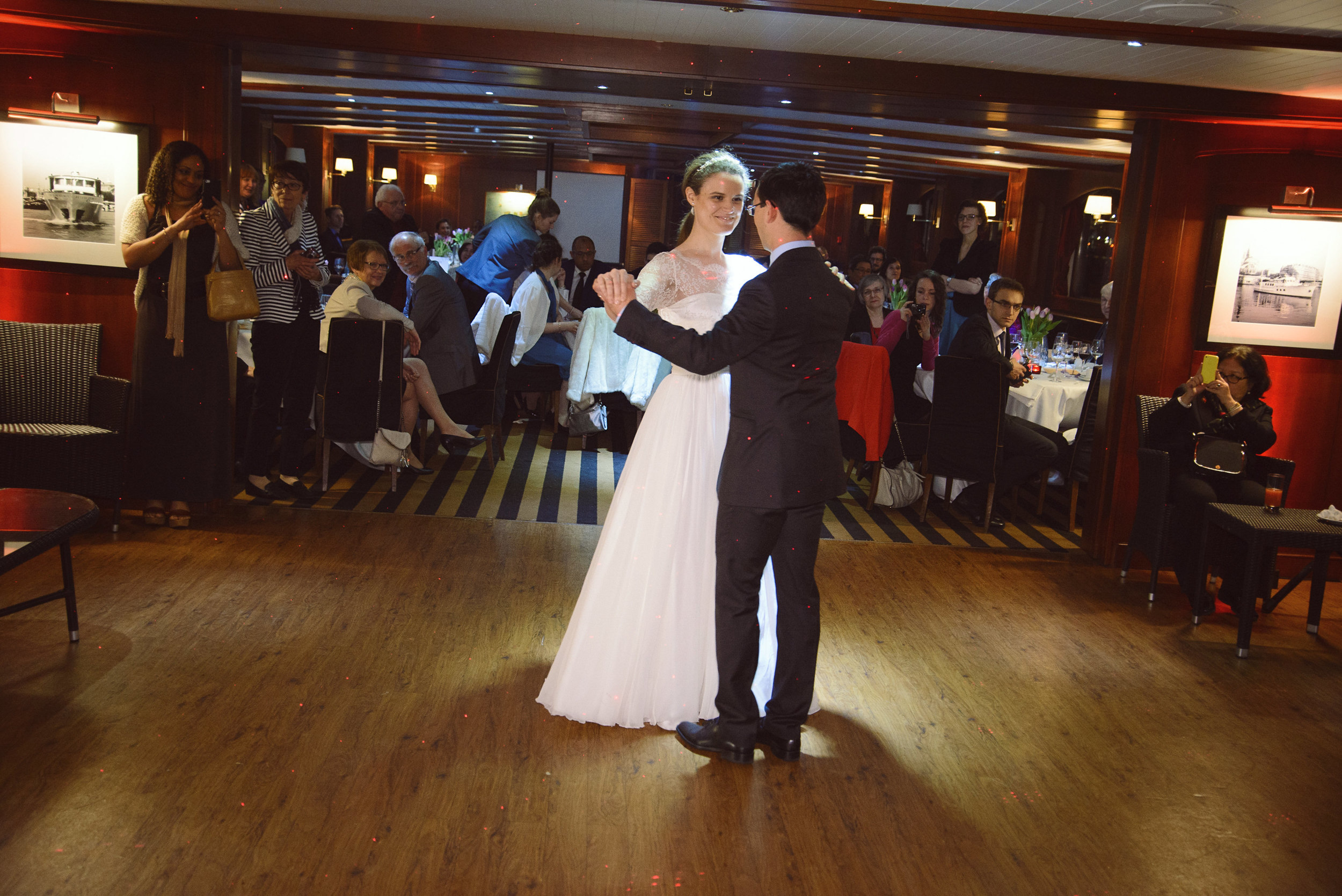 Mariage Celine&Jean-Baptiste Yacht de Paris Traiteur Lenôtre