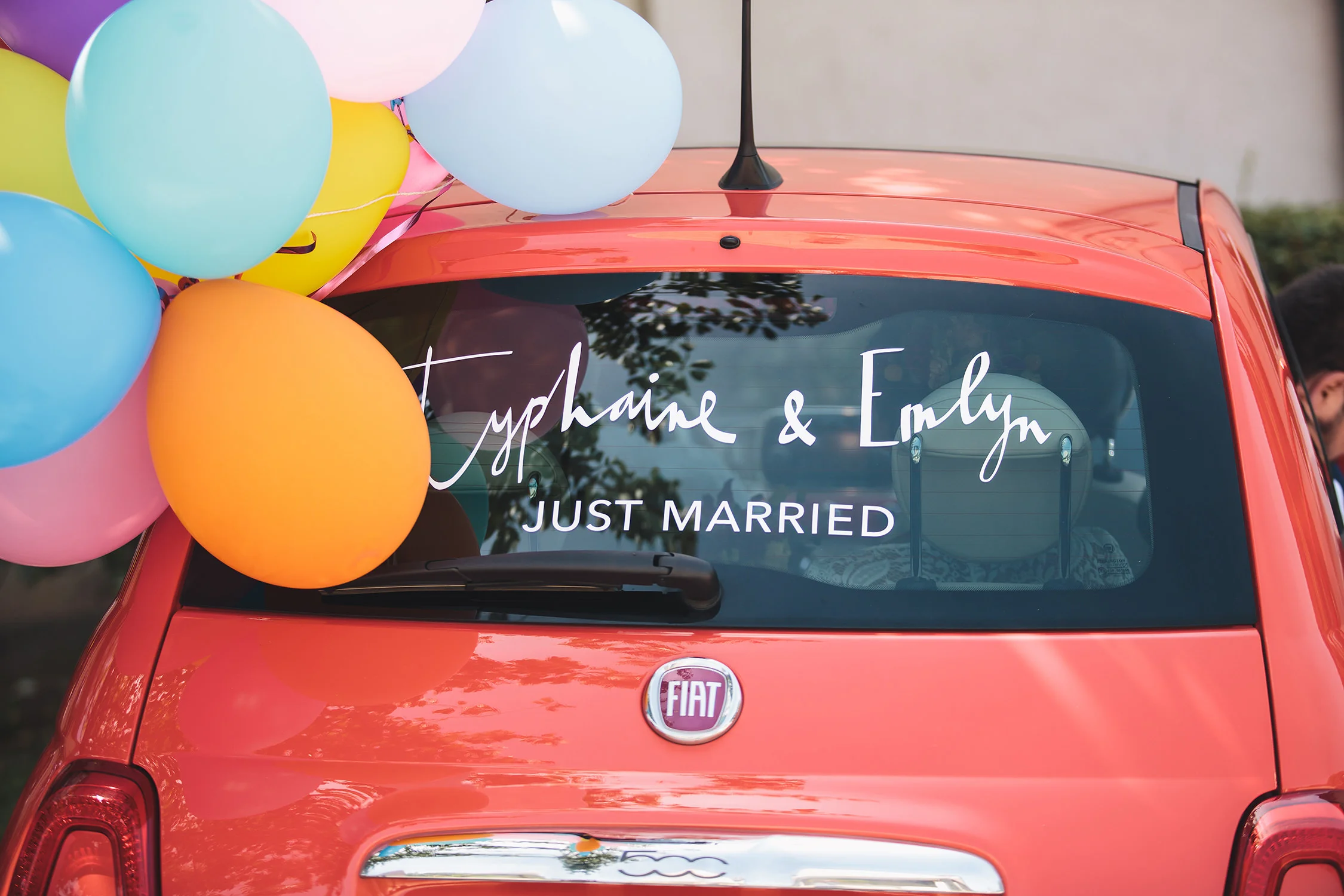Déco voiture mariage