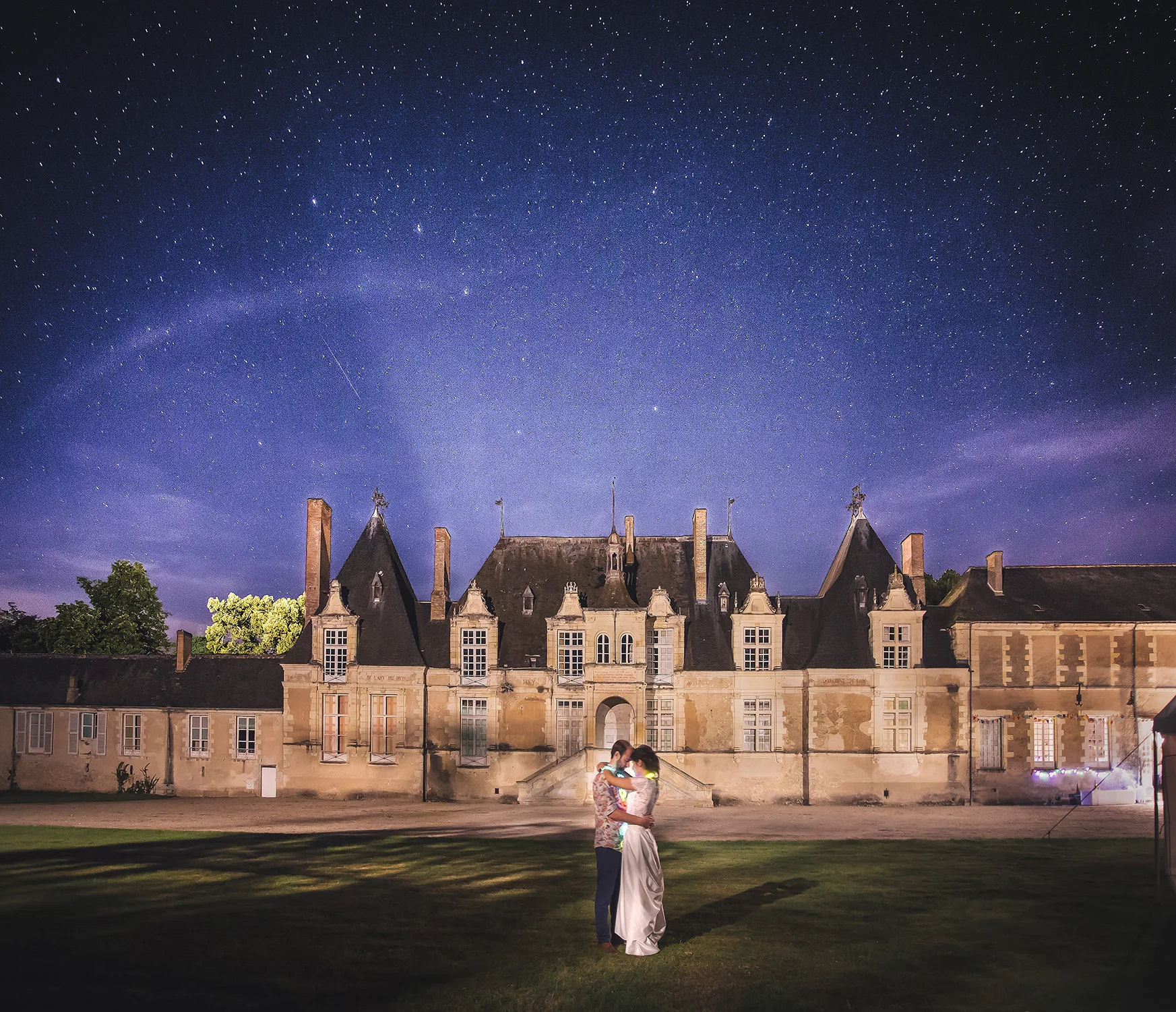 Chateau de Villesavin lors d'un mariage