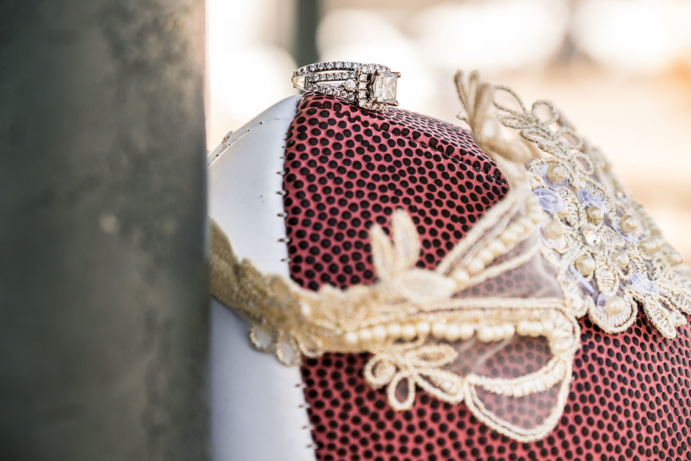 Wedding Garter Football Toss by Lagniappe Life