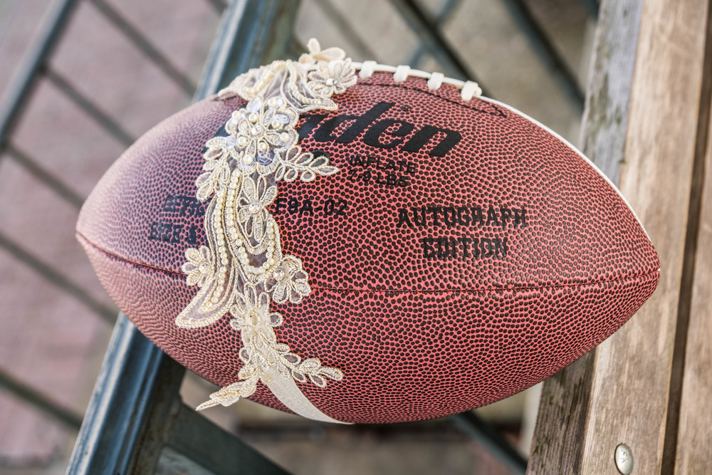 Wedding Garter Football Toss by Lagniappe Life