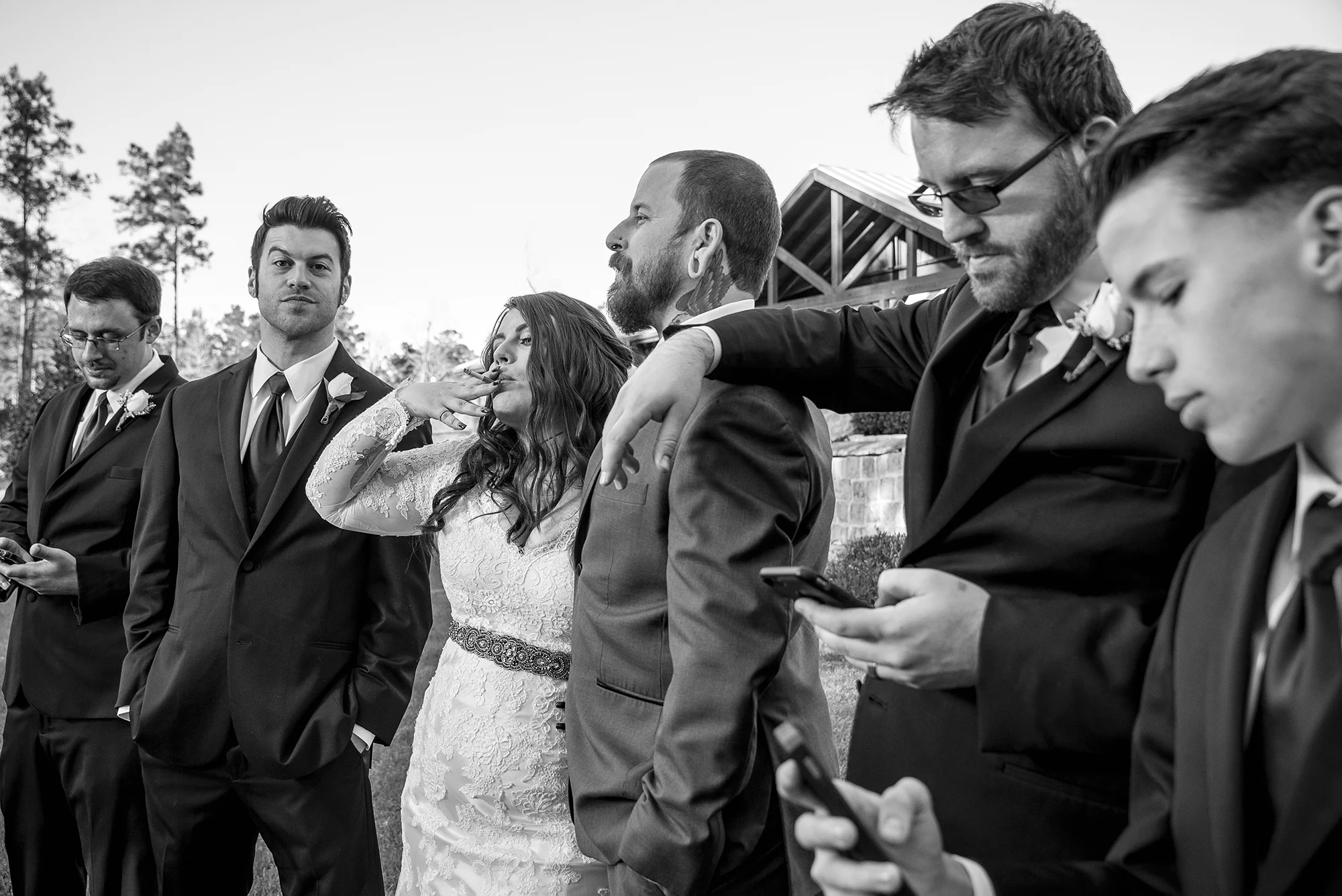 Wedding photography with Morgan and Tim Gooding at Amber Springs