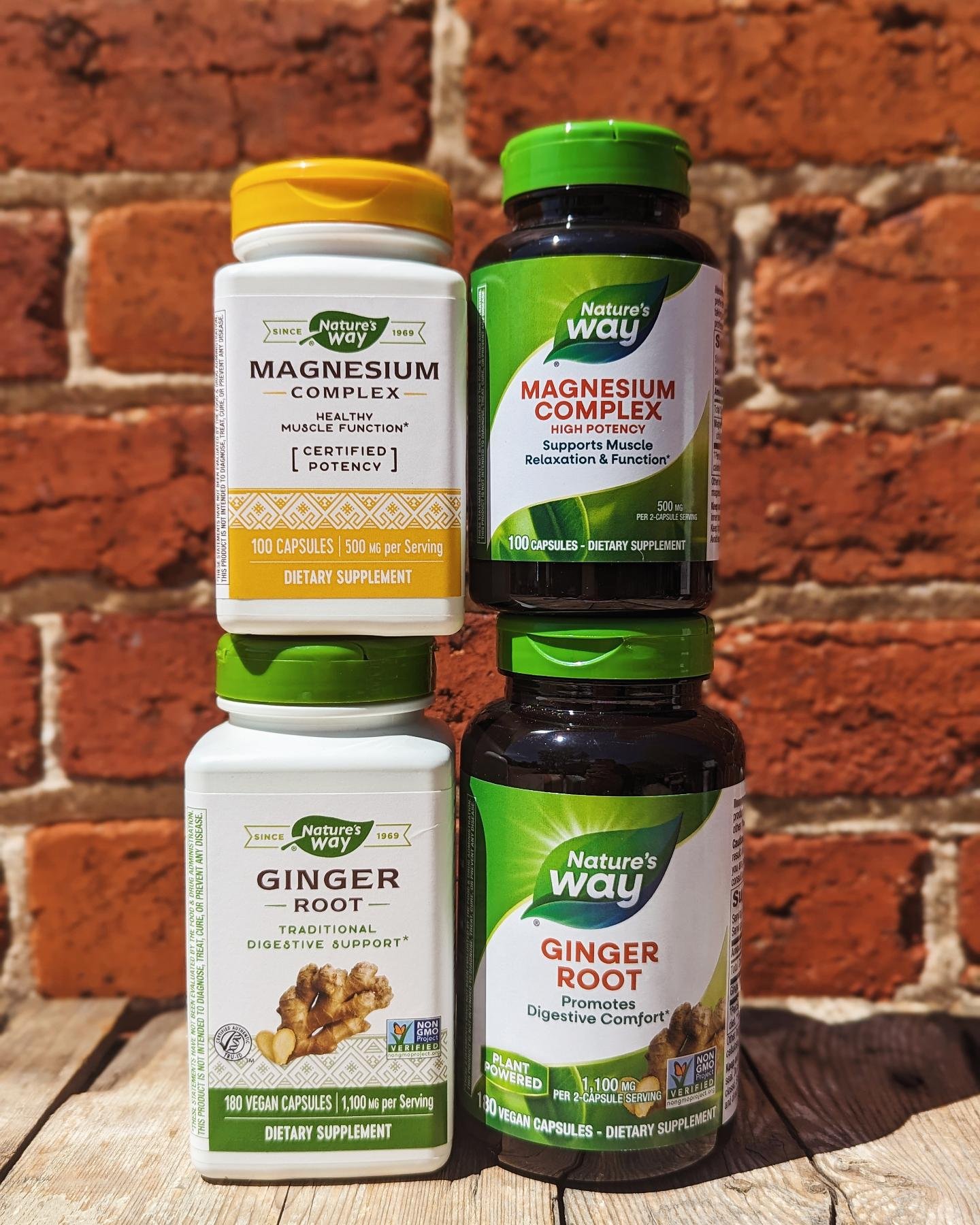 Package change! 🌱

We wanted to bring it to everyone's attention that Nature's Way supplements are going through a package change (before on the left, after on the right). Don't worry, the formulas are staying the same! From vitamins to herbs, Natur
