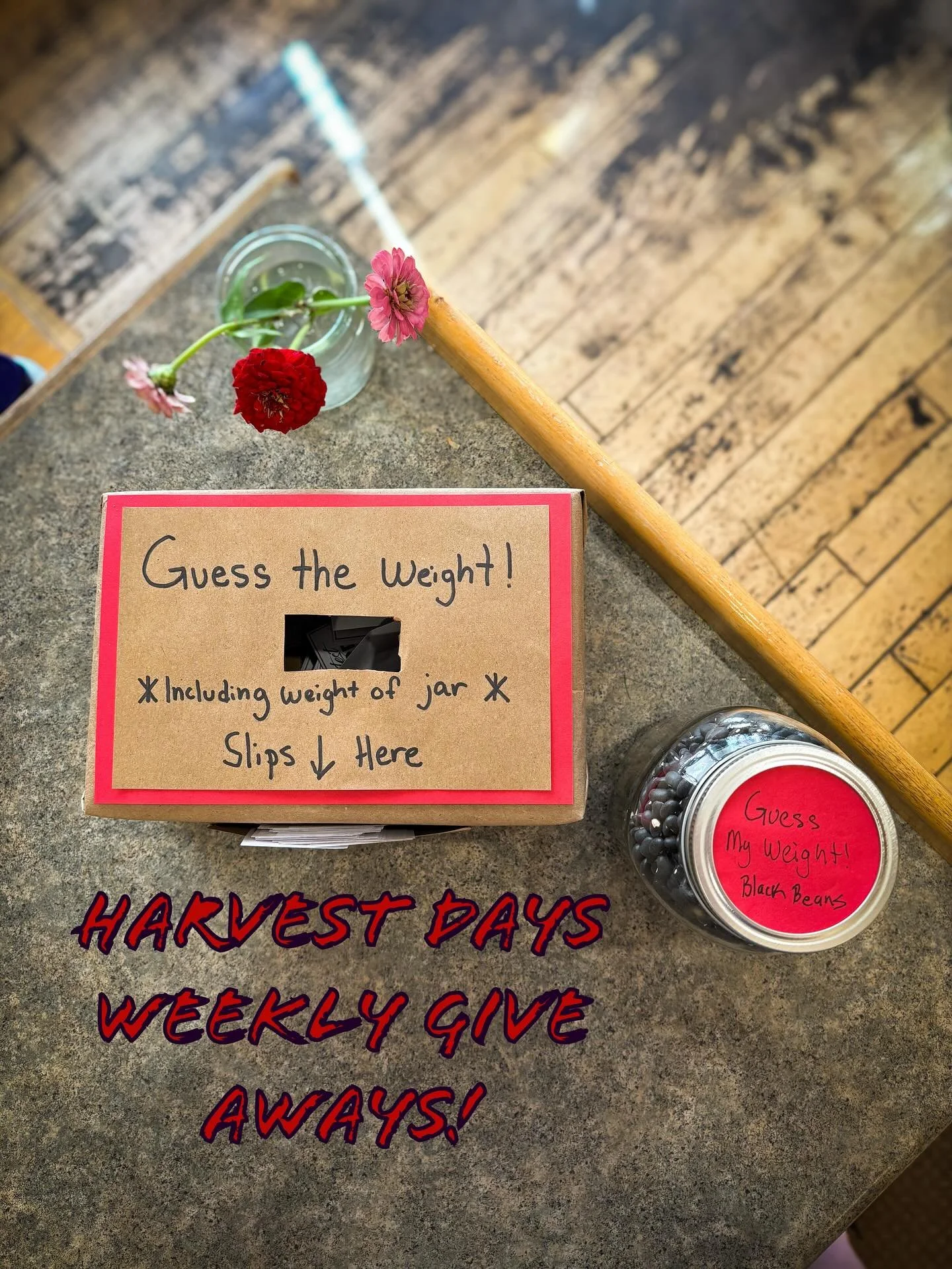 Starting today you can put your name in for a couple of Co-op giveaways! Each Friday we will be drawing to see who wins a Co-op tote full of awesome products!  We will also have a jar filled with a bulk item each week that if you guess to the closest