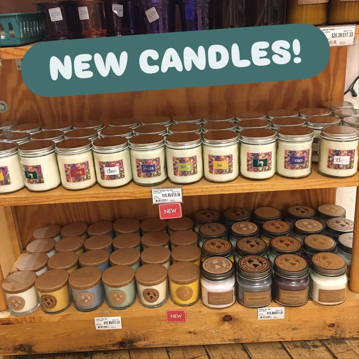 Check out the huge batch of candles we have on offer, just arrived last week! 🕯There are lots of holiday scents if you crave that cozy feeling 😋🌲🥧 ❄️

#spacoop