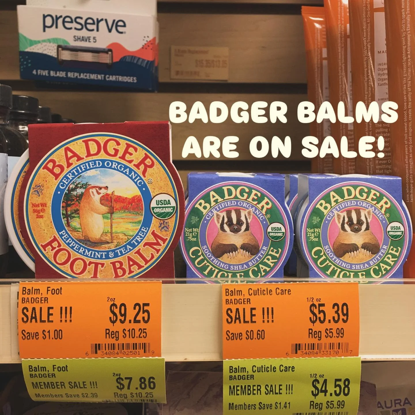 Protect your skin from the winter elements with @badgerbalm &lsquo;s selection of products! Currently on sale 🙂

#spacoop