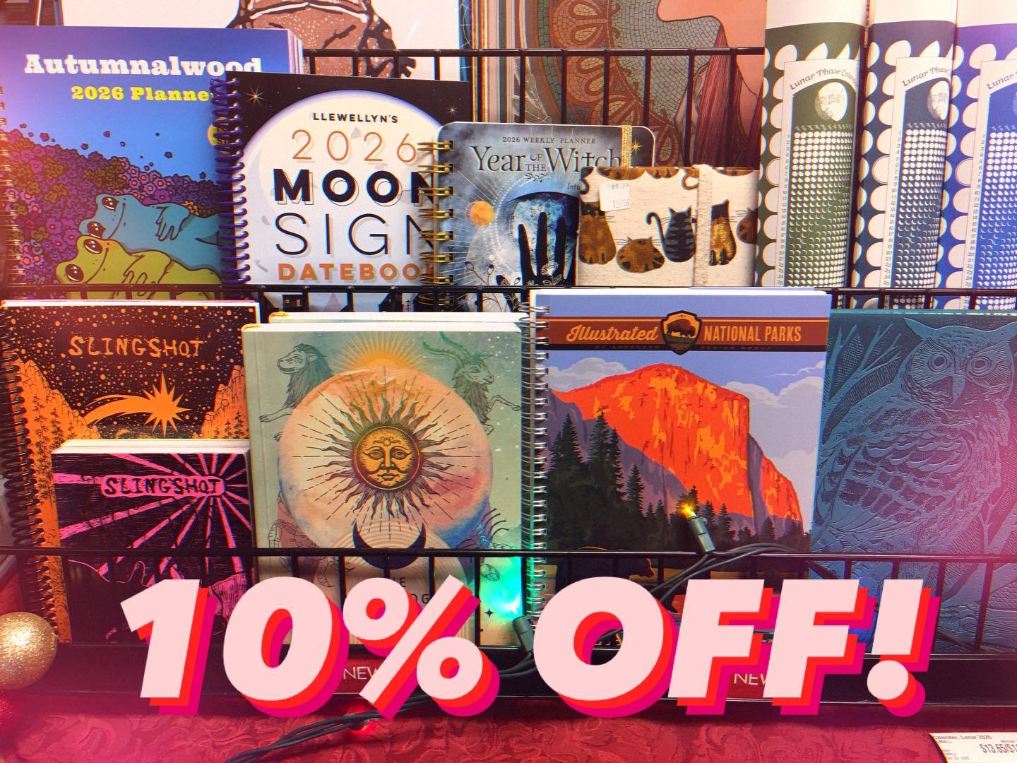 ALL calendars and planners are 10% OFF!! Limited stock and we will not be ordering more til December :) 

#spacoop
