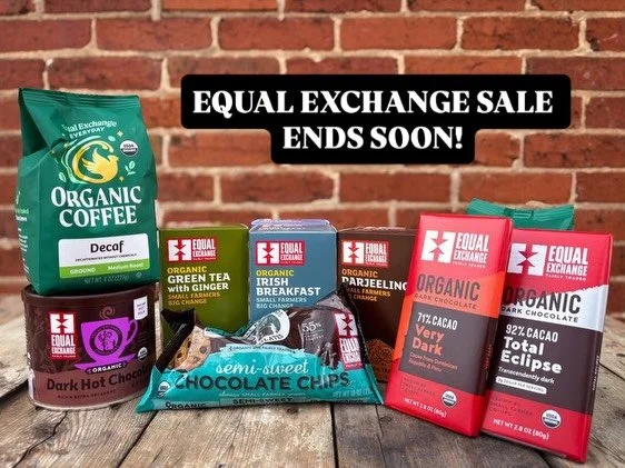 SALE ENDS SOON!

@equalexchange is celebrating not only Earth Month, but 40 years of existence as well&mdash;all of our Equal Exchange products will be on sale through April 30th! Look forward to: 20% off packaged coffee, 20% off boxed tea, 15% off h