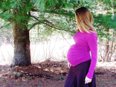 26 weeks with twins. 12 days before crash c-section.