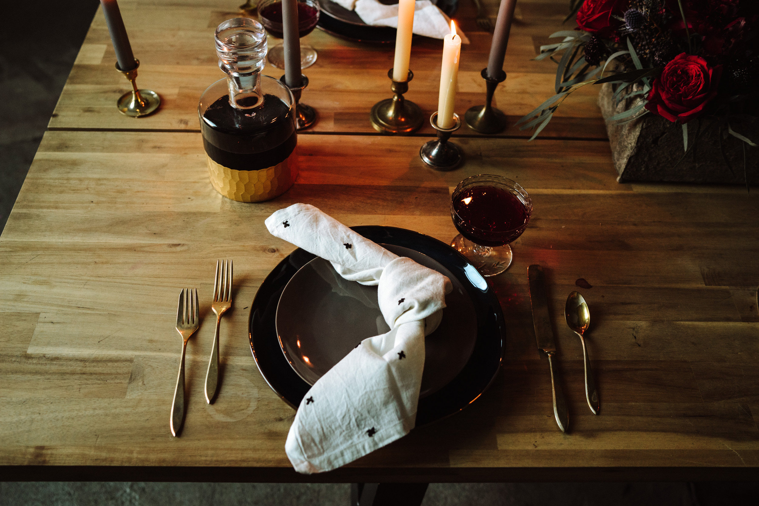 Winter Table Setting 