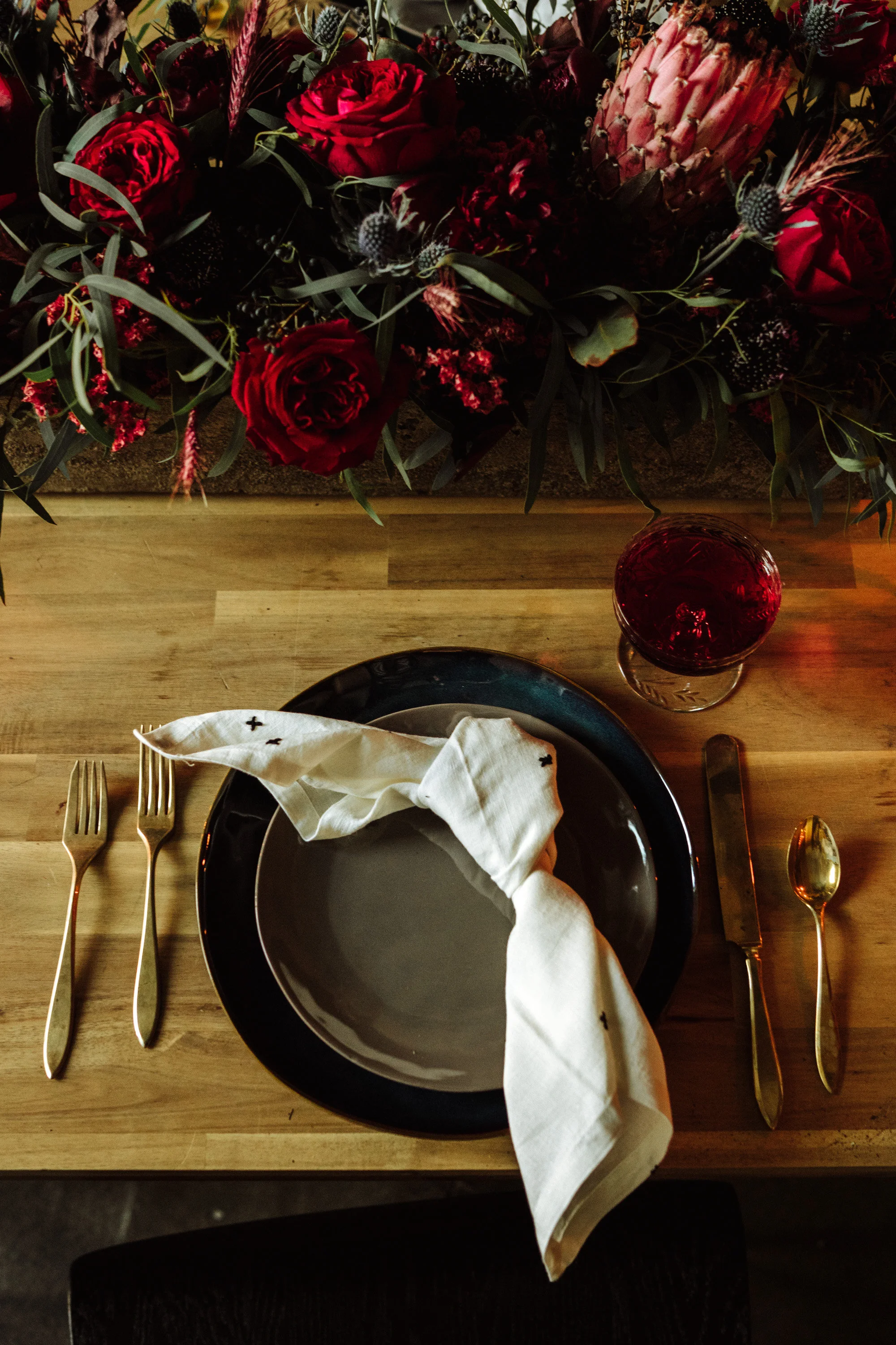 Winter Table Setting