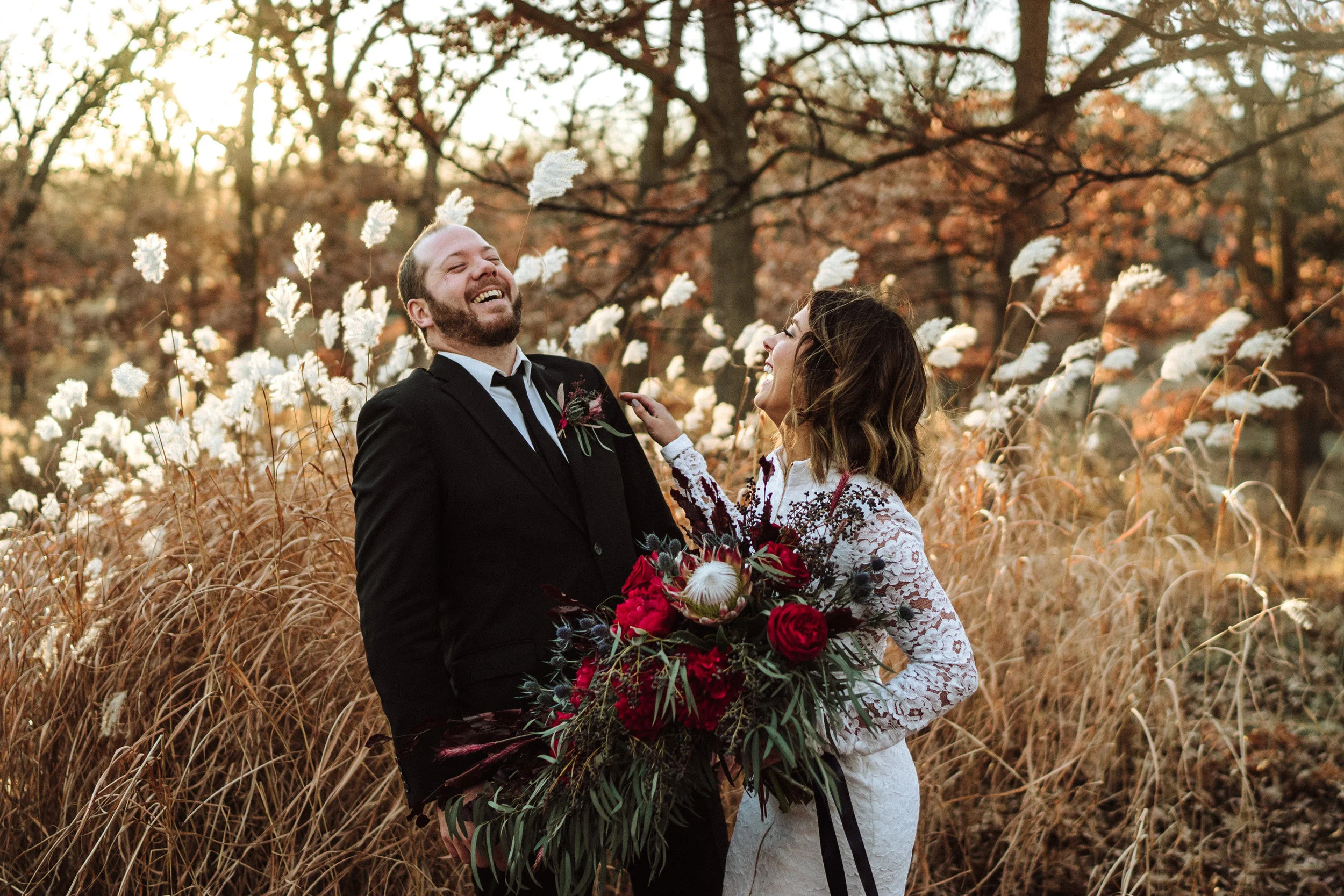 minnesota winter bride