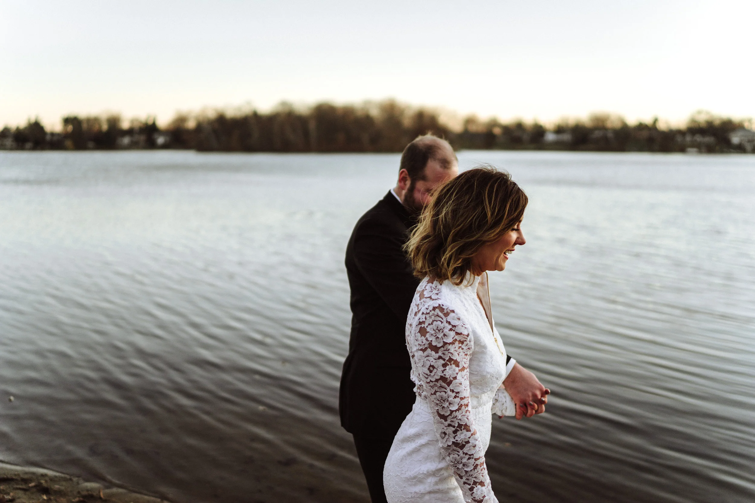 minnesota lake wedding