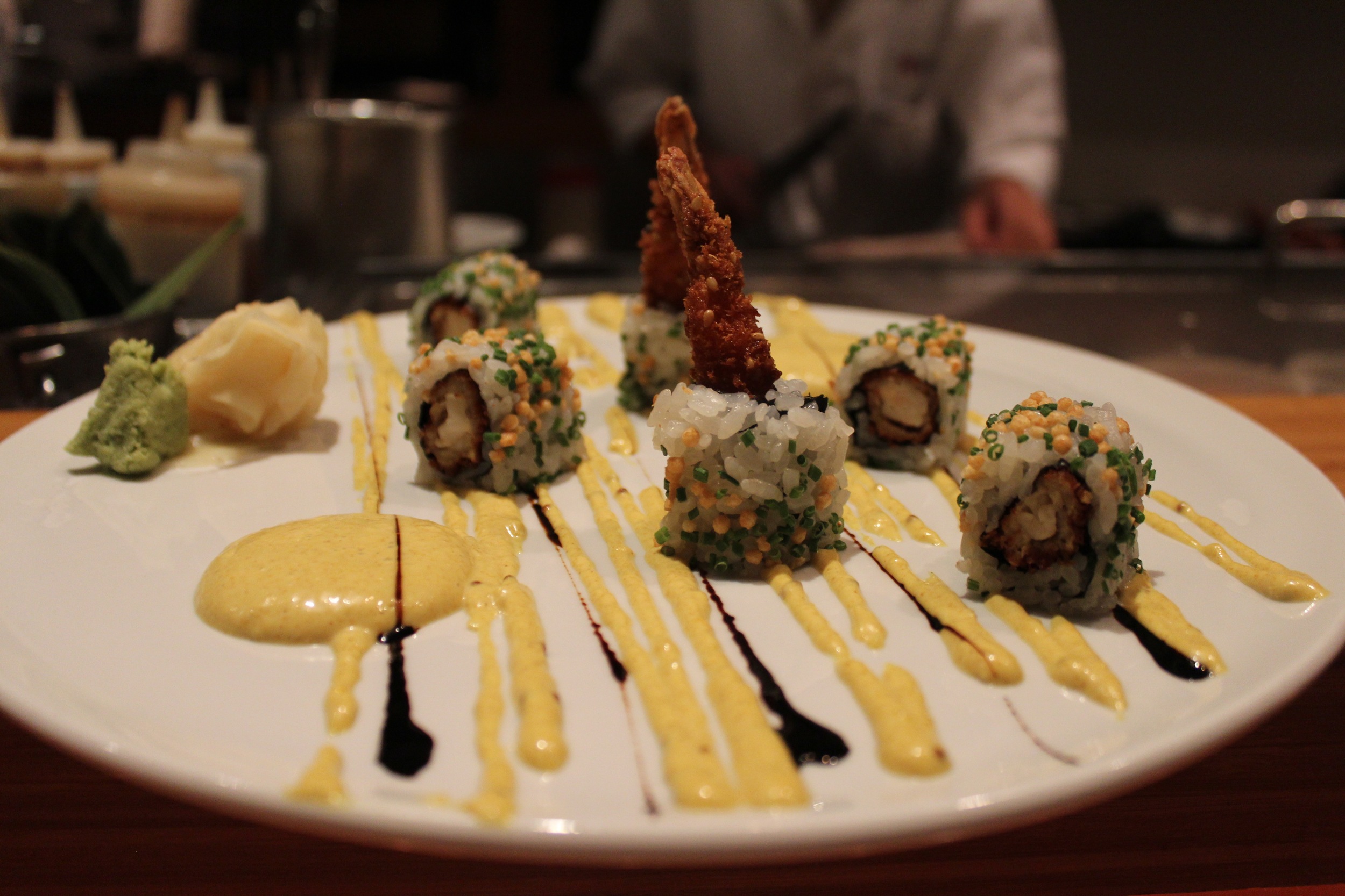 Sesame Crusted Shrimp Roll at BONDST