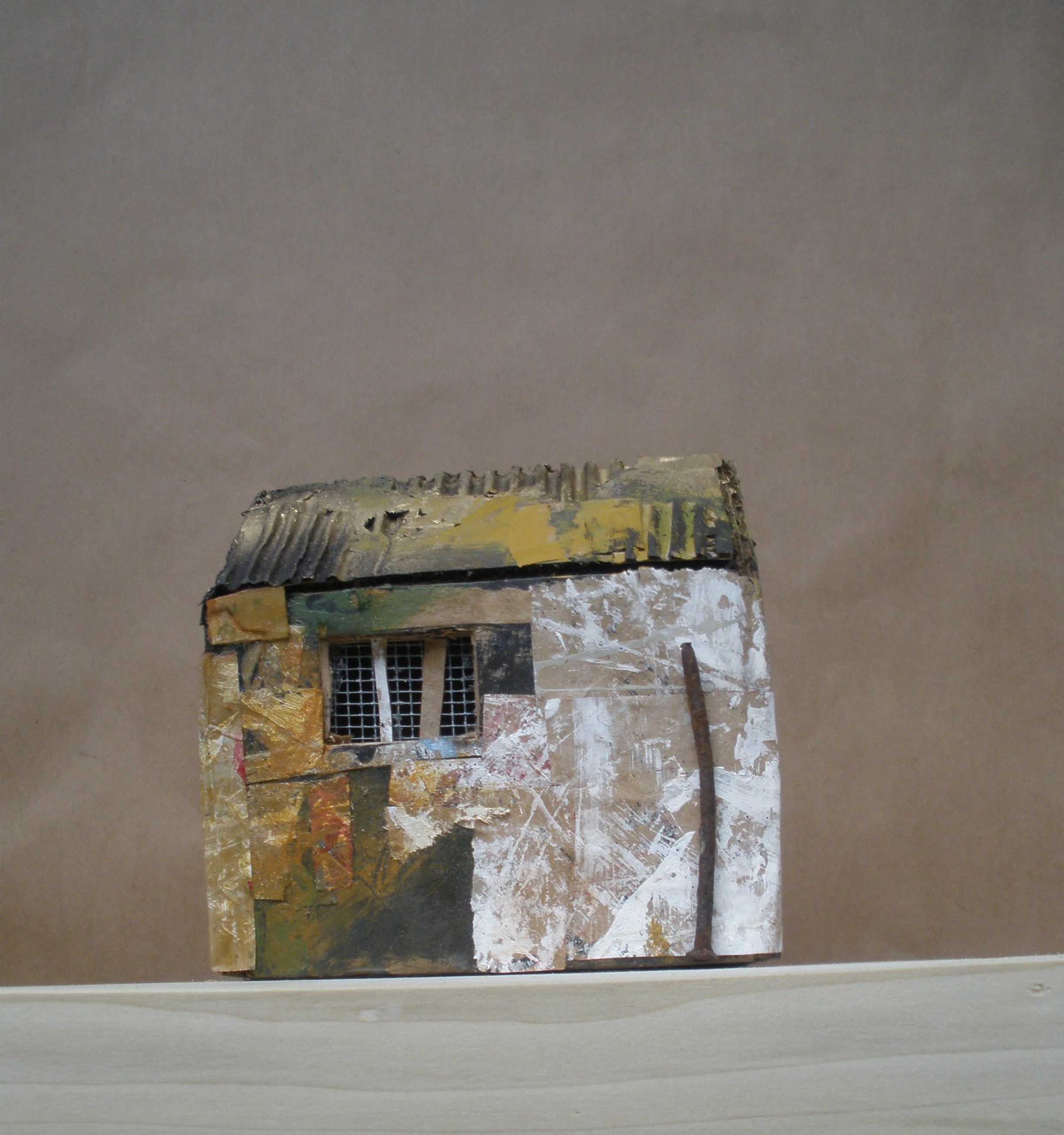  Construction #2, 5.5 x 6.5 x6 in., mixed medium 