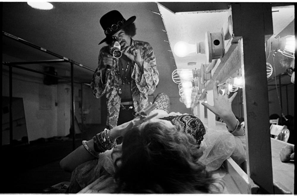 Jimi filming Janis Joplin